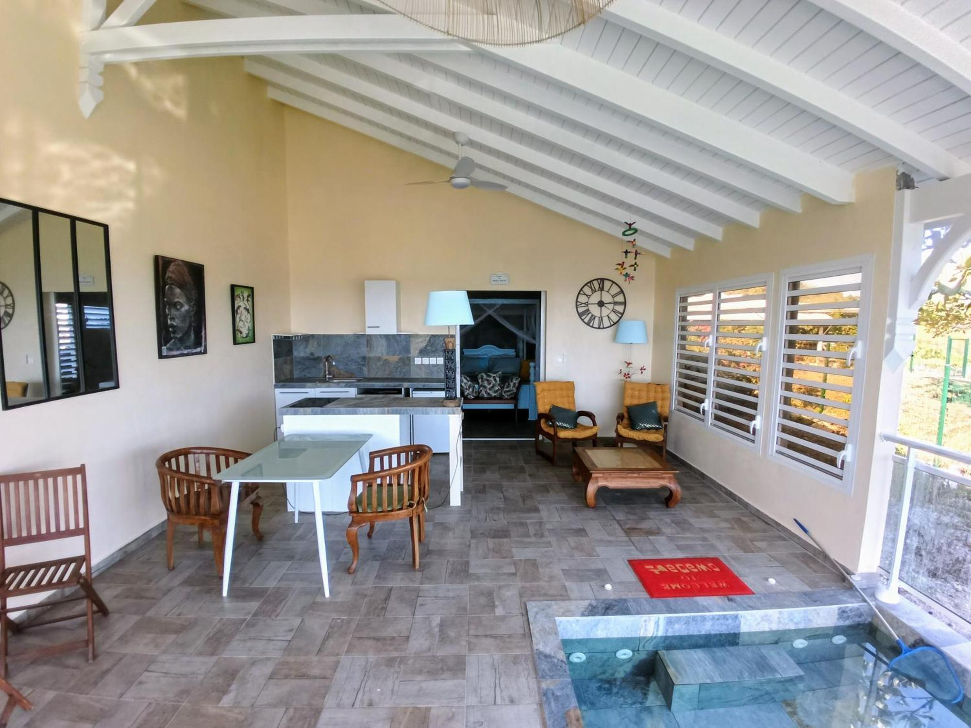 Aux Colibris Amoureux : Loft De Standing Avec Vue Mer Grand-Bourg  Dış mekan fotoğraf